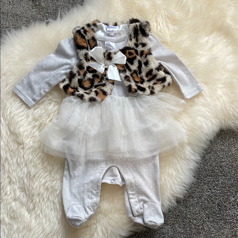 Baby Starters Furry Animal Print Vest